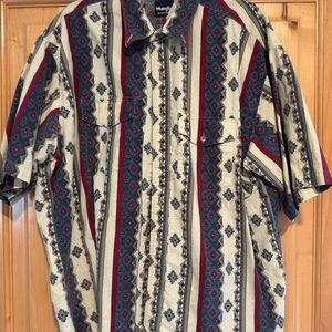 Men's Vintage Wrangler Western Shirt